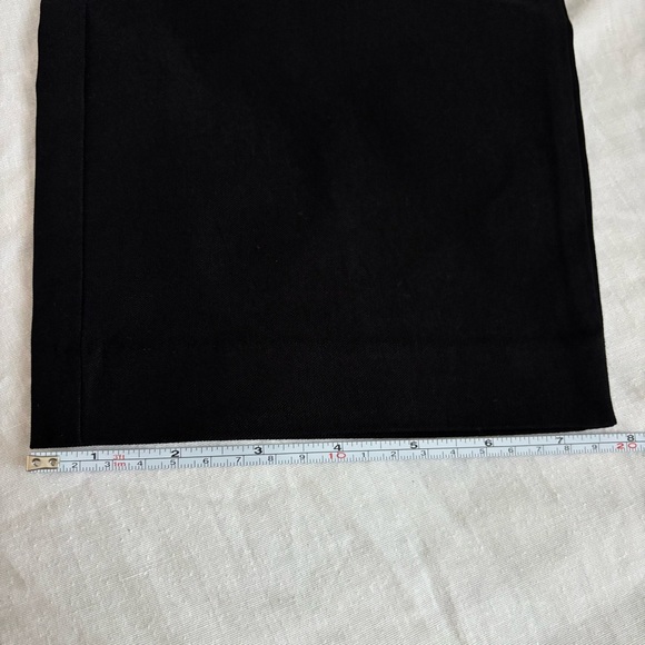 Hilary Radley Black Built-in Tummy Control Panel Straight Leg Dress Pants size M - Picture 8 of 8